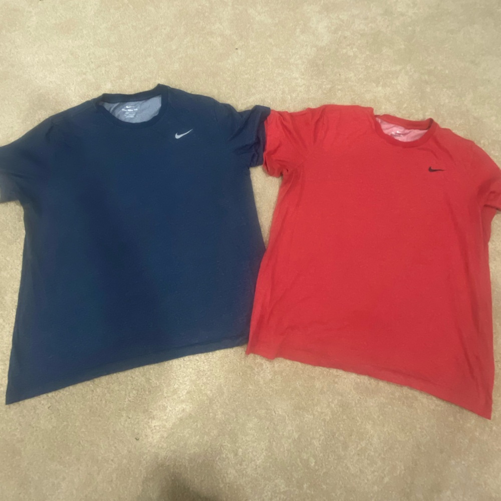 (2) Nike Dri-Fit t-shirts